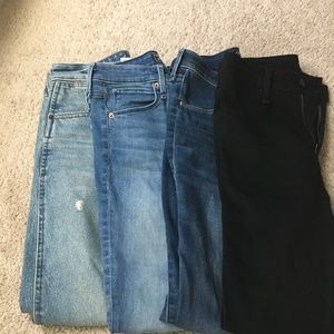 4 Pairs of Abercrombie Jeans 26 S